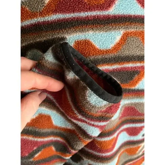 Patagonia Synchilla Delta Cider Red Aztec print 2016 collection Medium